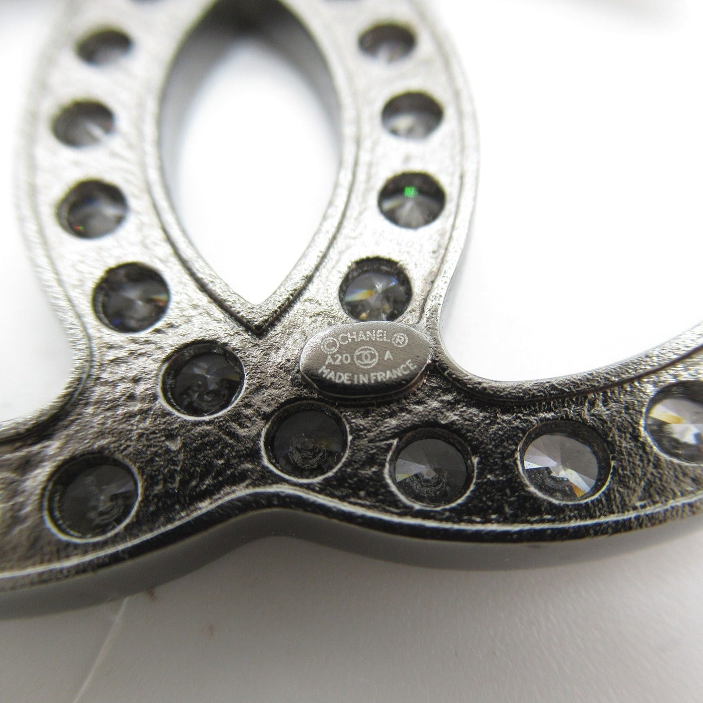 Chanel Chanel Coco Brooch Brochure Accessories Strass Black/Clear