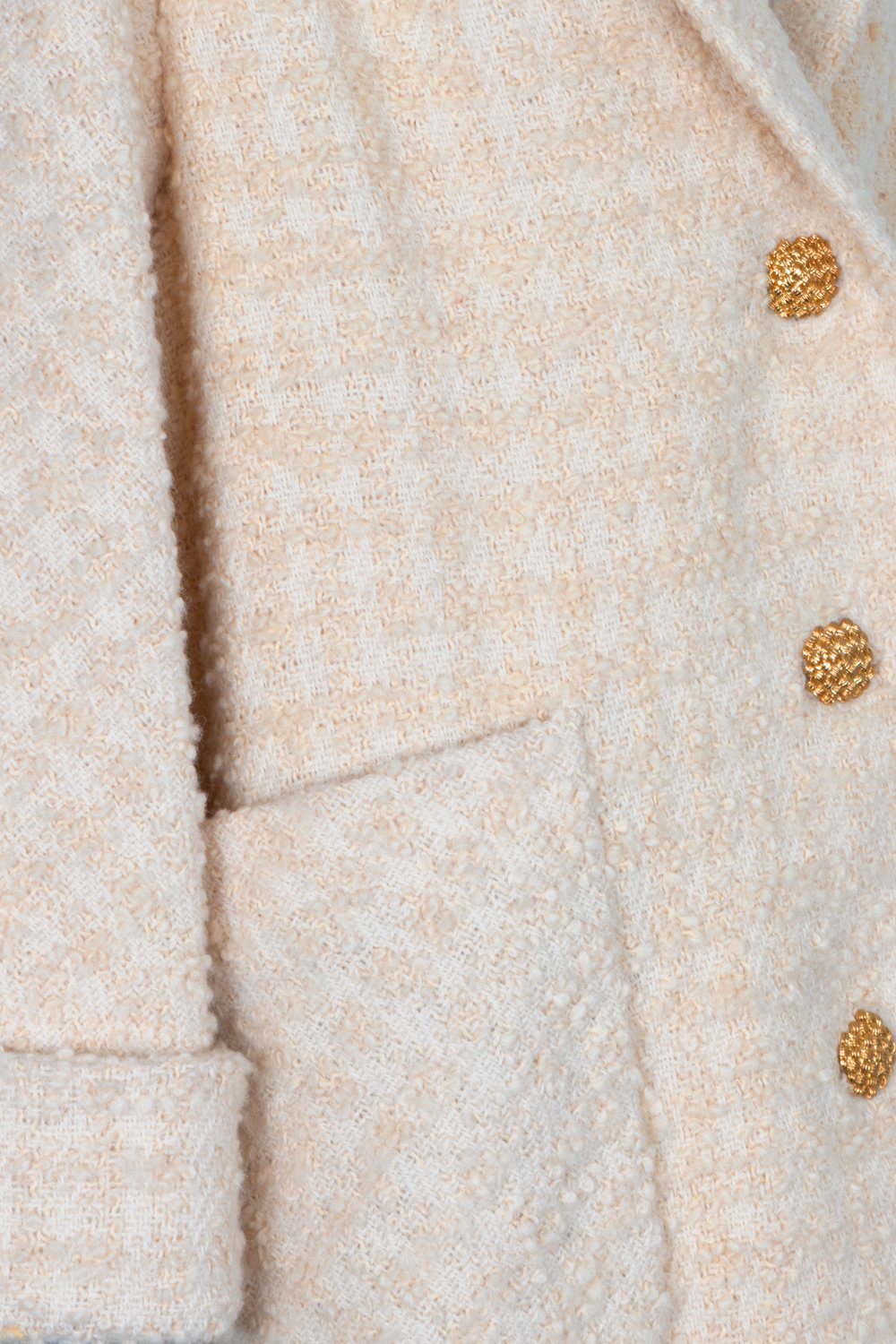 Luxury Gucci Trending 2025 Coat Wool Tweed Beige