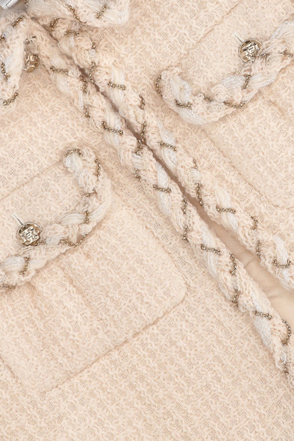 CHANEL Tweed Jacket Ivory 07A