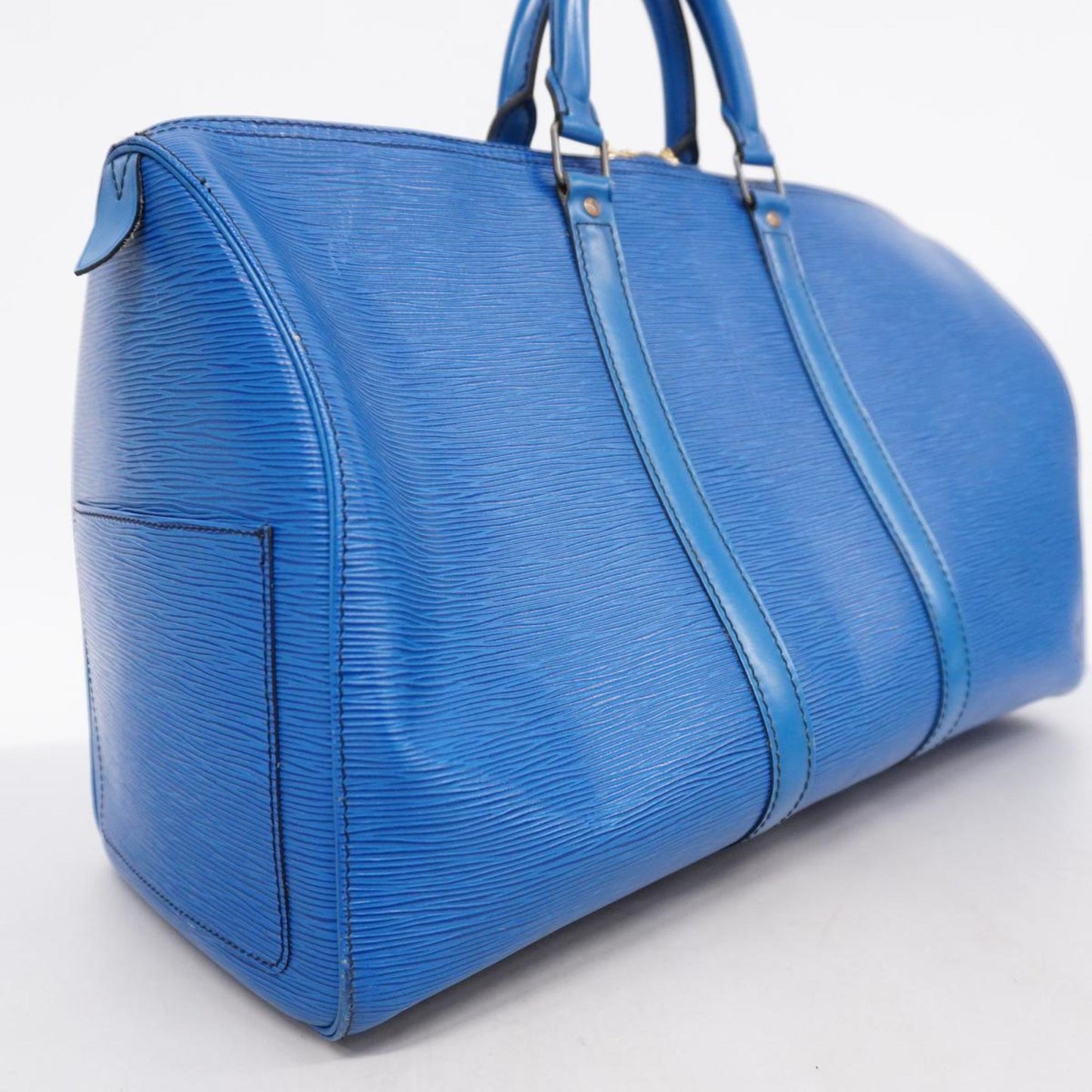 Louis Vuitton Keepall 45 Leather Travel Bag ()