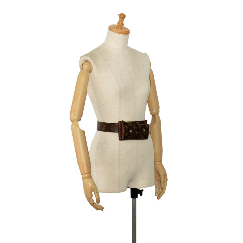 Louis Vuitton Monogram Santuary Duo Body Bag Waist Bag Pouch M9836 Brown PVC Leather Louis Vuitton