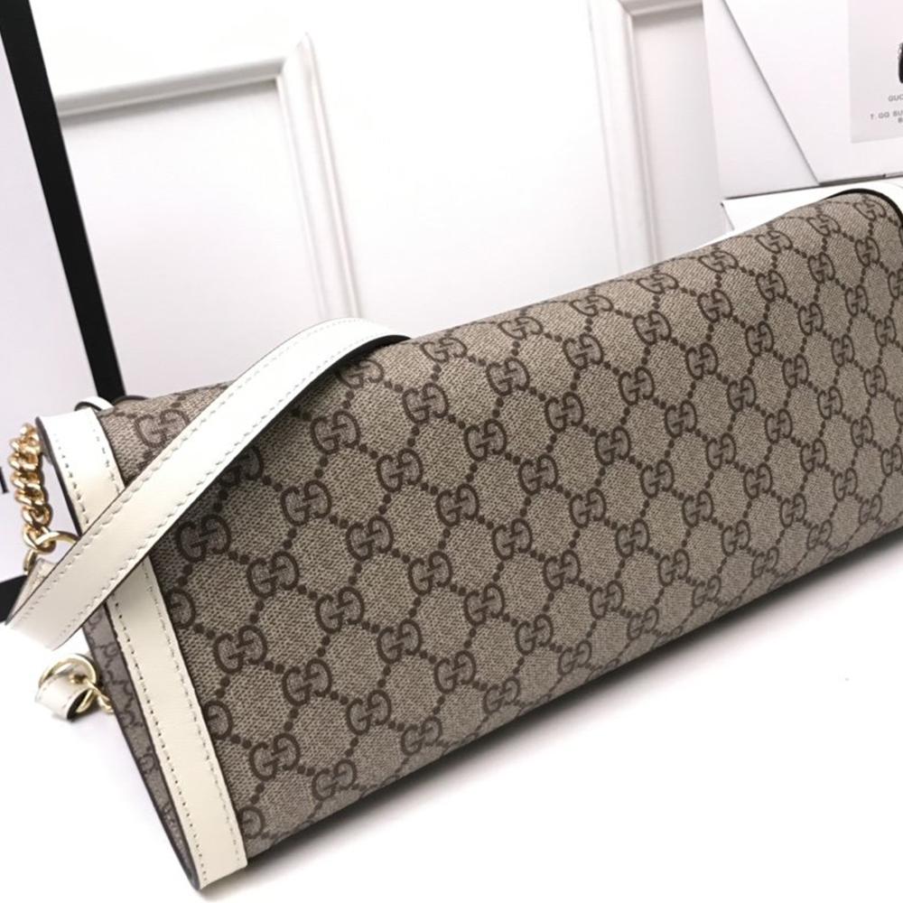 Luxury Gucci Padlock small GG shoulder bag
