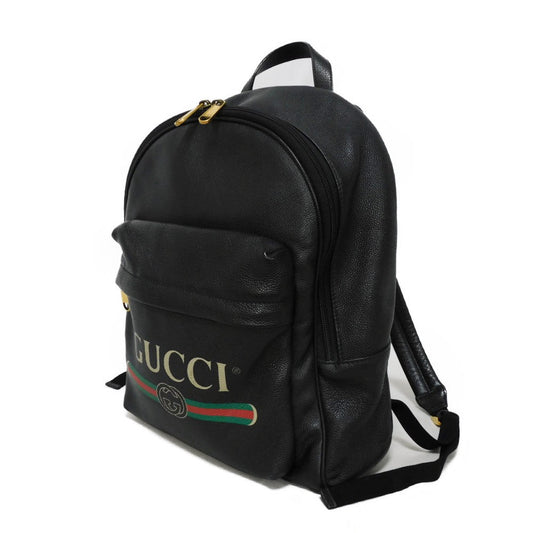 Gucci Vintage Logo Print Backpack
