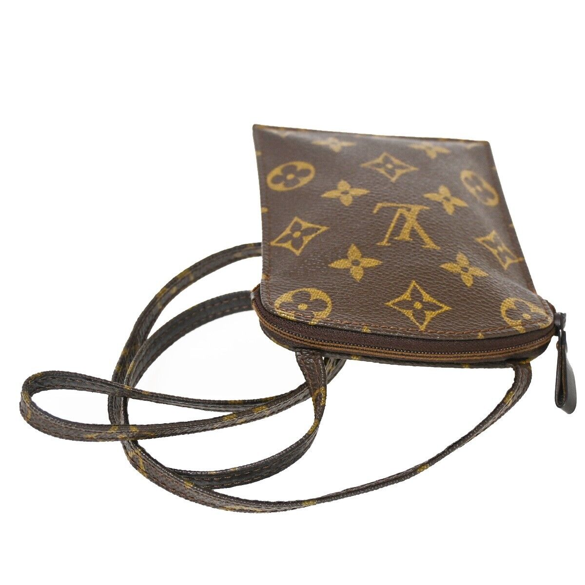Louis Vuitton Pochette Secret Canvas Clutch Bag ()