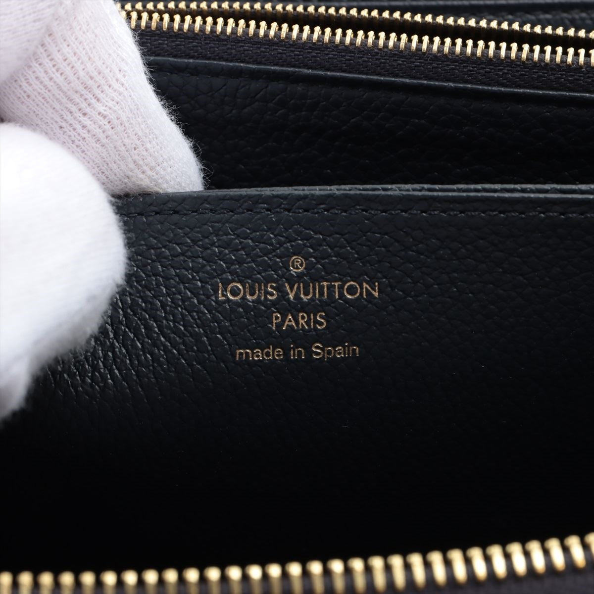 Louis Vuitton Monogram Amplant Wallet M62121 Marine Round Zip Wallet