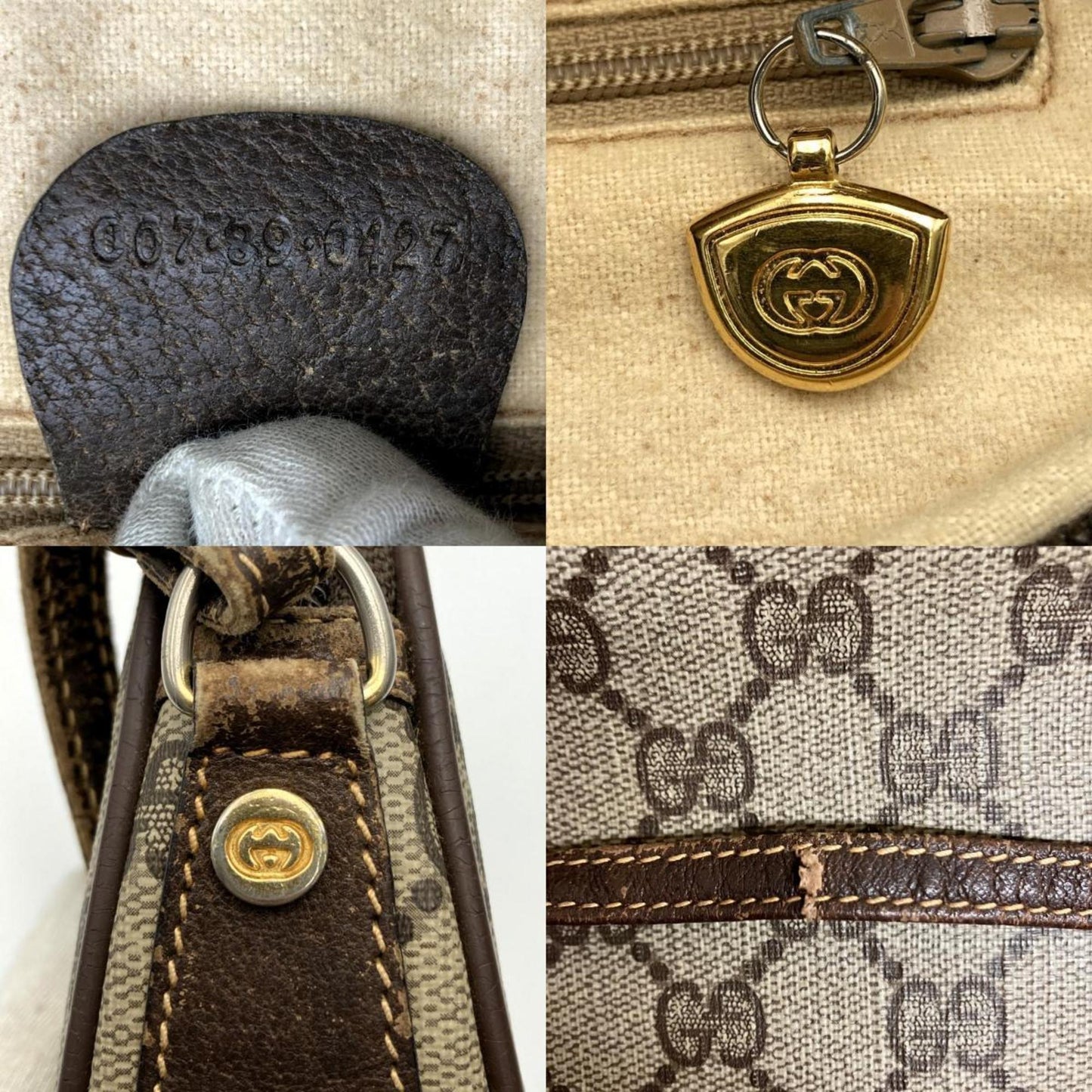 Gucci Canvas Shopper Bag