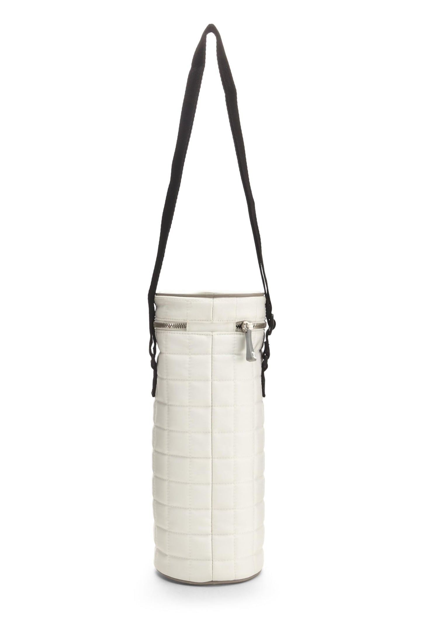 Chanel, White Nylon Sportline Bottle Holder, White