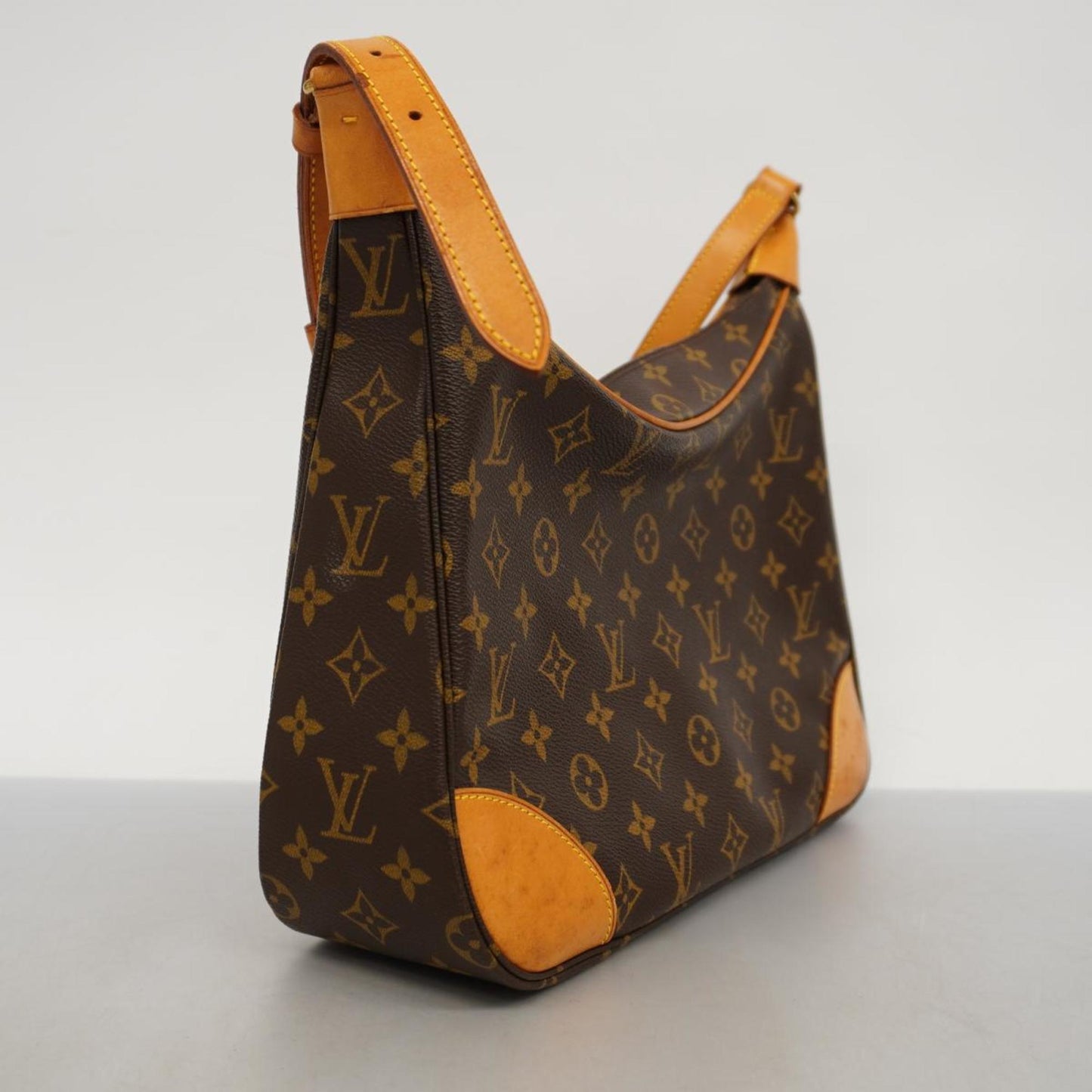 Louis Vuitton Boulogne Canvas Shoulder Bag ()