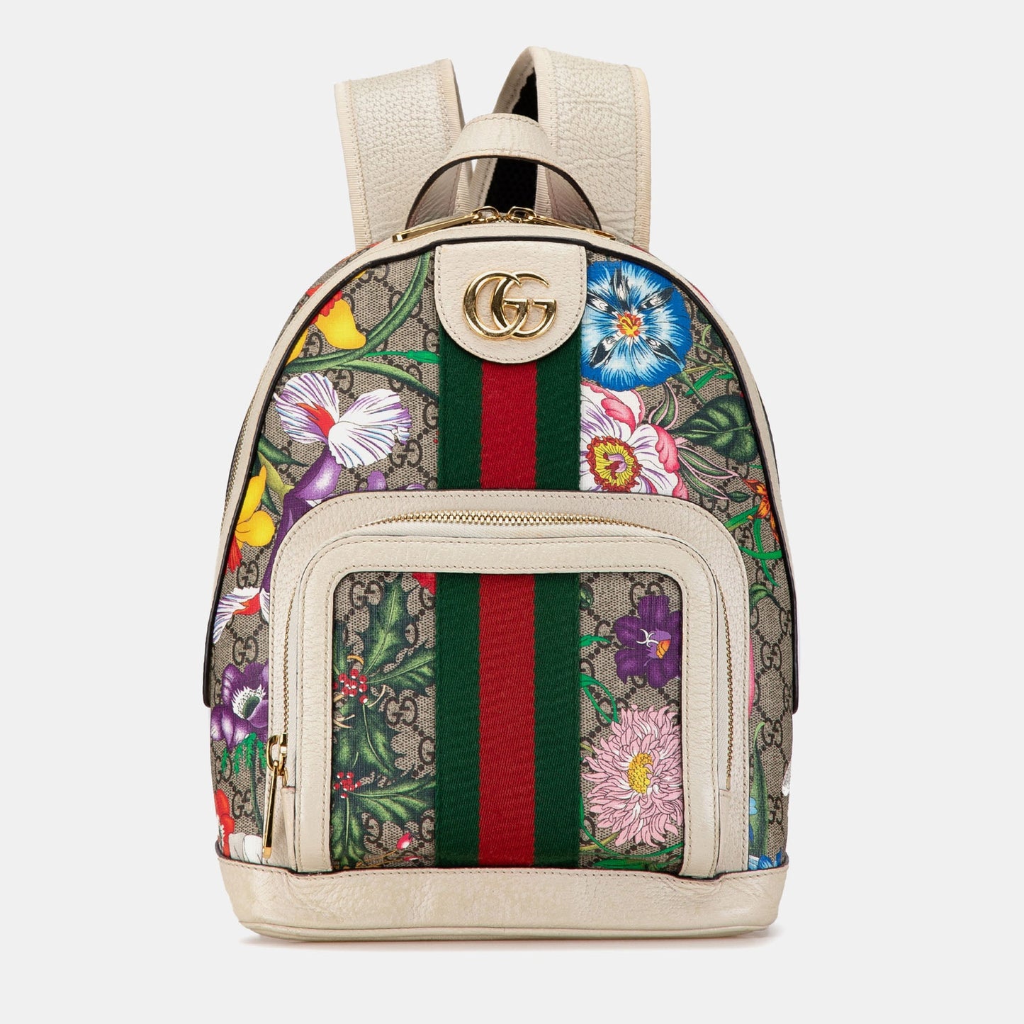 Luxury Gucci Trending 2025 Small GG Supreme Flora Ophidia Backpack