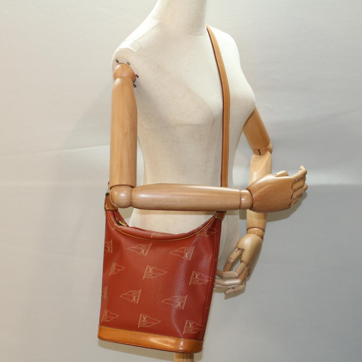 LOUIS VUITTON LOUIS VUITTON Cup Le Touquet Shoulder Bag Red M80027 53988
