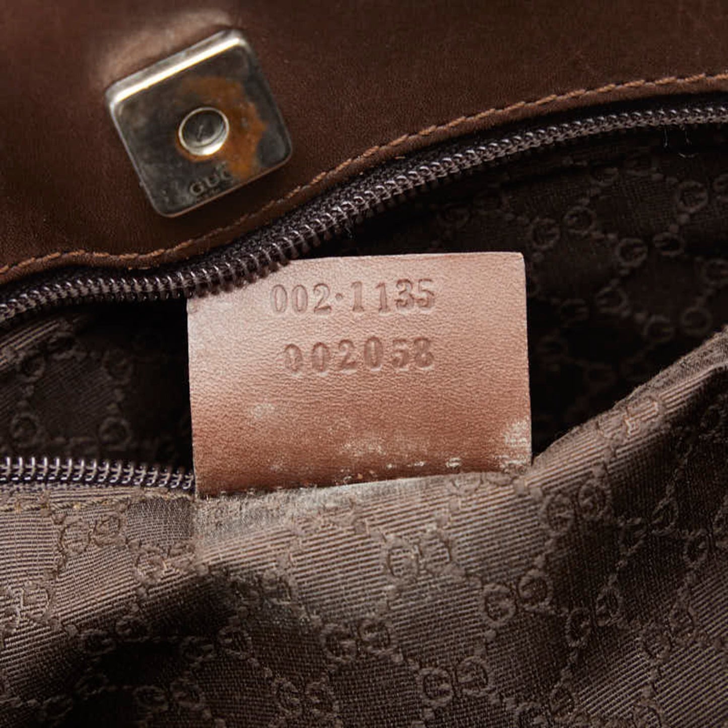 Gucci Cabas Leather Tote Bag ()