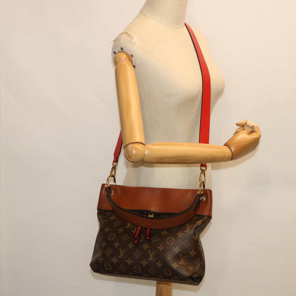 LOUIS VUITTON Monogram Tuile Reevess Shoulder Bag 2way M43157 LV 54172A