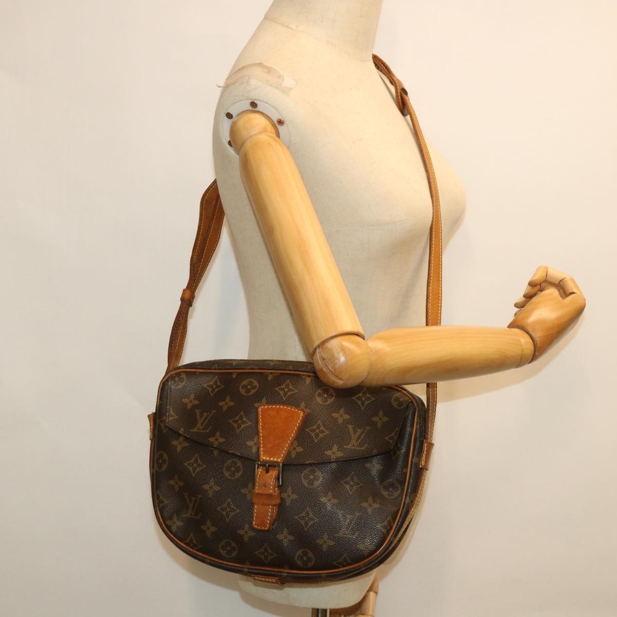 LOUIS VUITTON Monogram Jeune Fille GM Shoulder Bag M51225 LV 54237