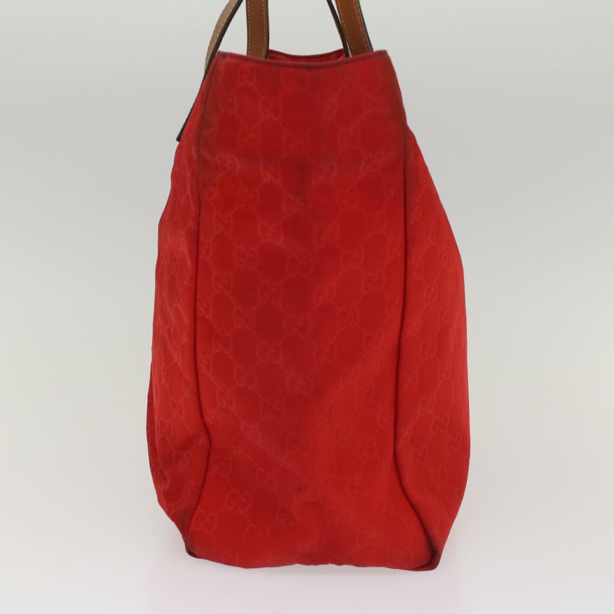 Luxury Gucci GG Canvas Tote Bag Red 282439 54331
