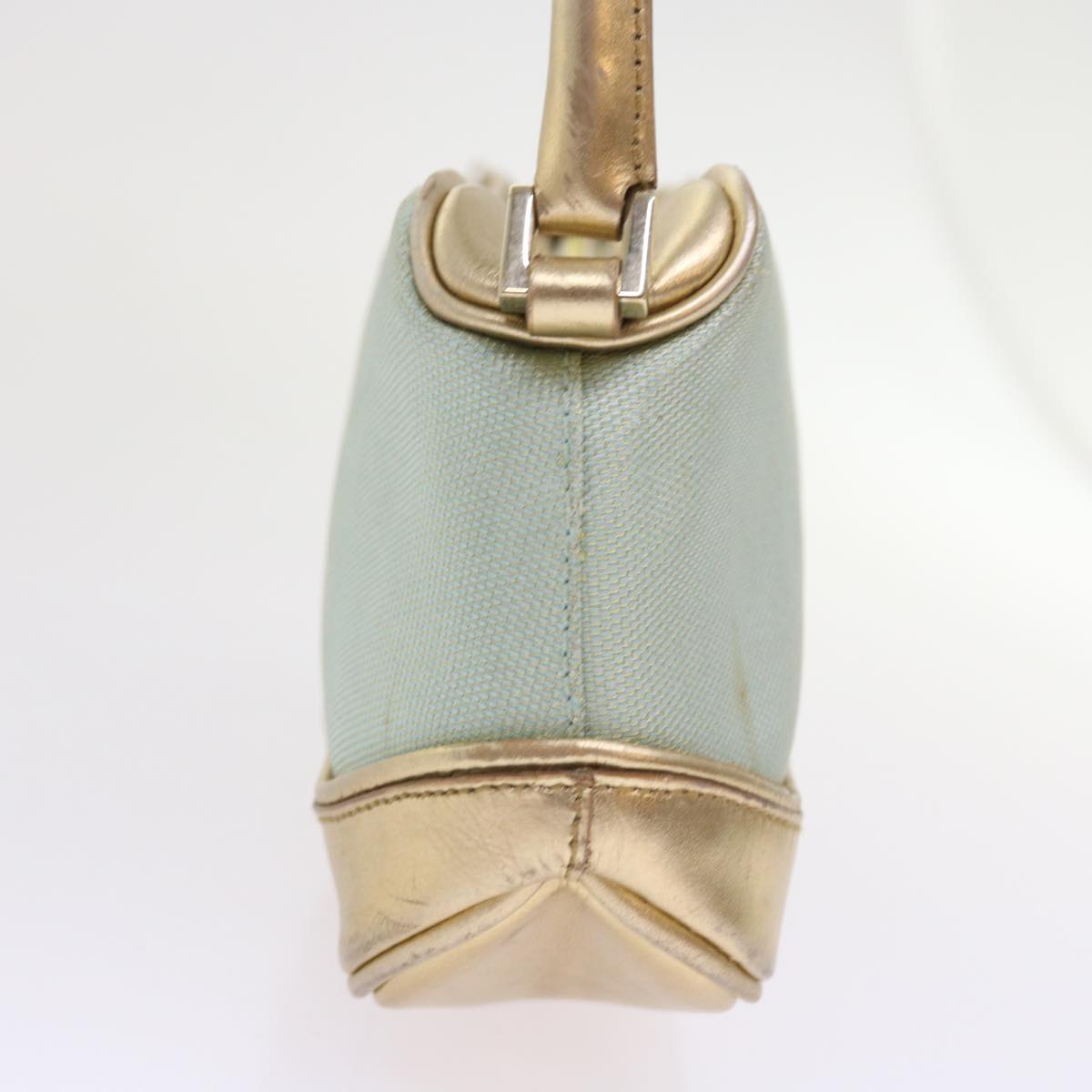 Luxury Gucci Hand Bag Nylon Canvas Light Blue 039 1133 54352