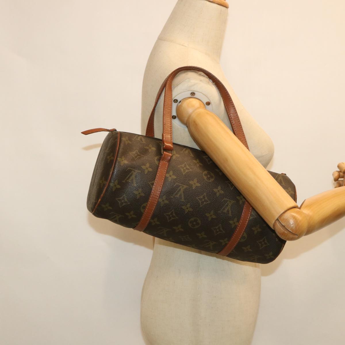 LOUIS VUITTON Monogram Papillon 30 Hand Bag M51385 LV 54359