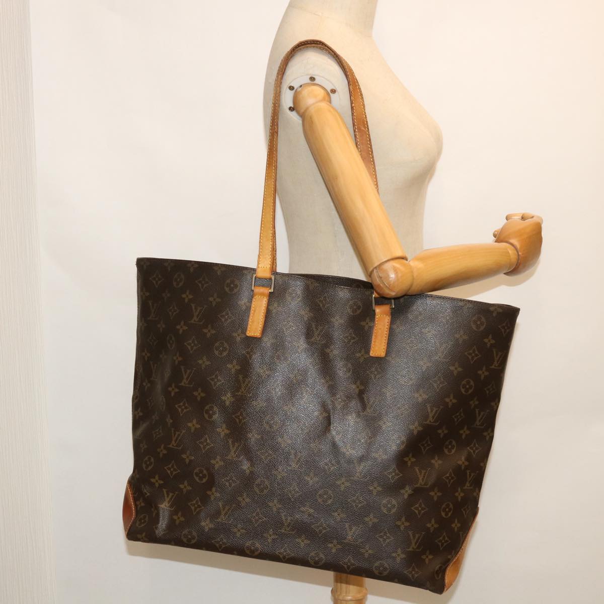 LOUIS VUITTON Monogram Cabas Alto Tote Bag M51152 LV 54420