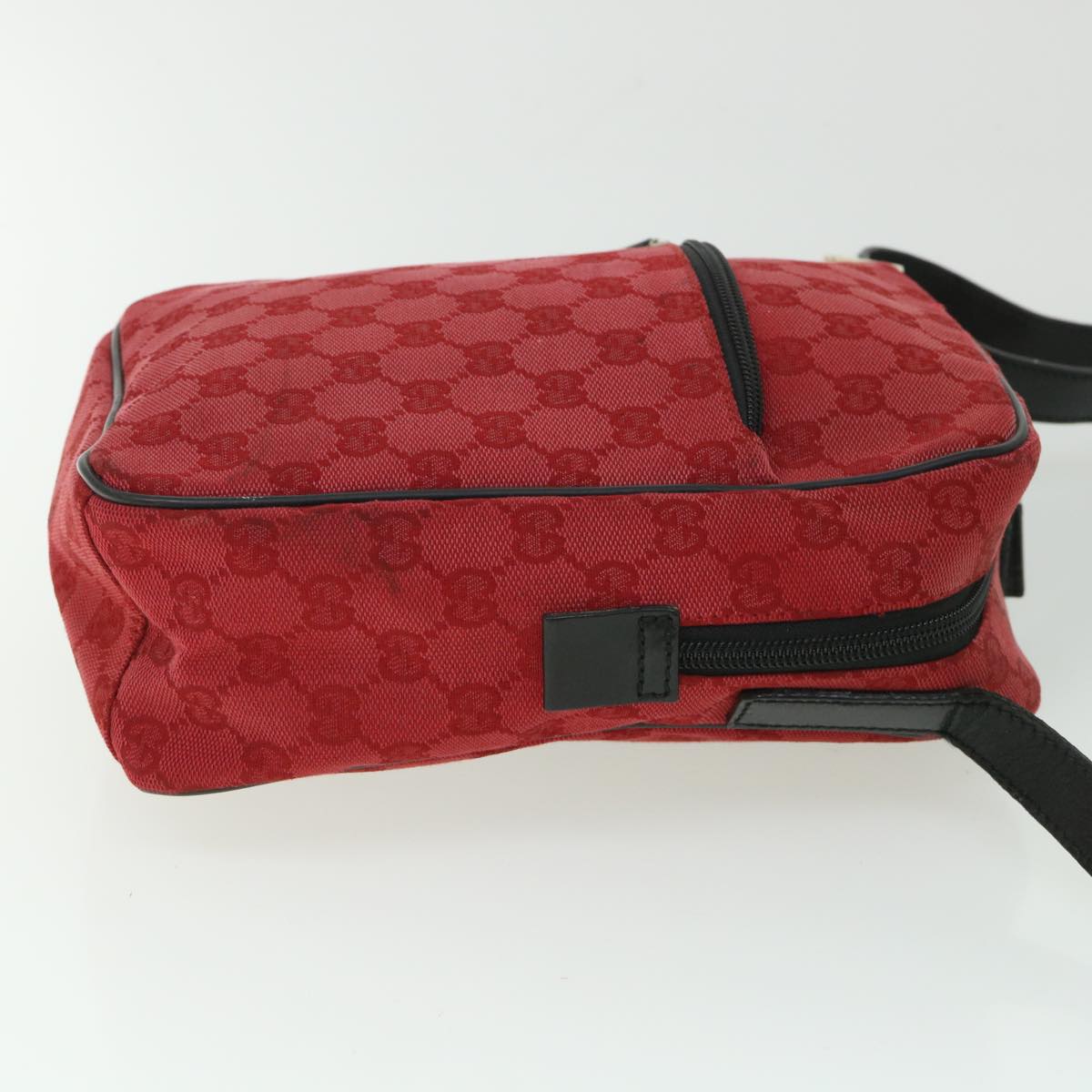 Luxury Gucci GG Canvas Shoulder Bag Red 018 1612 200047 54533