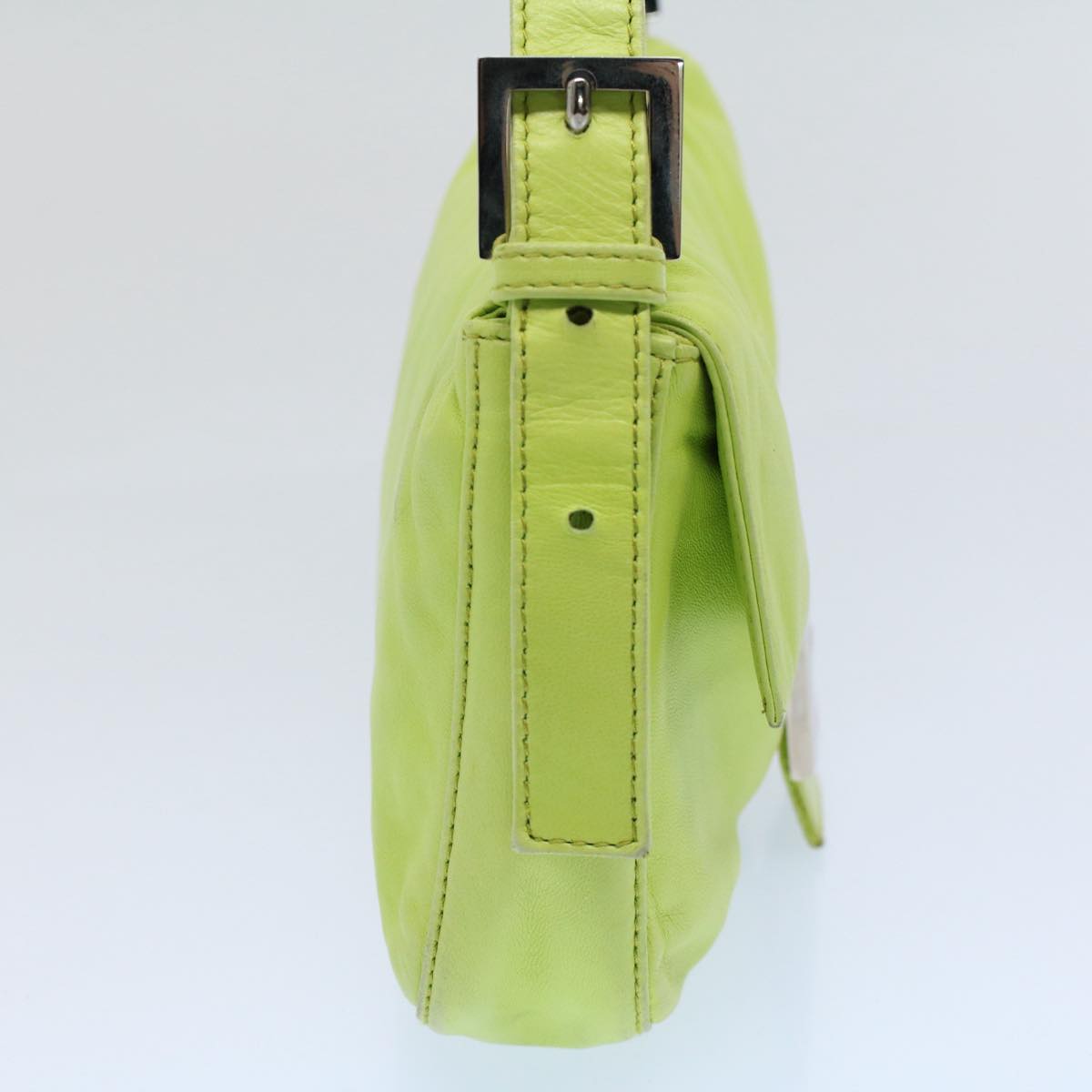 Luxury FendiMamma bucket Shoulder Bag Leather Green 2318 26424 00854704
