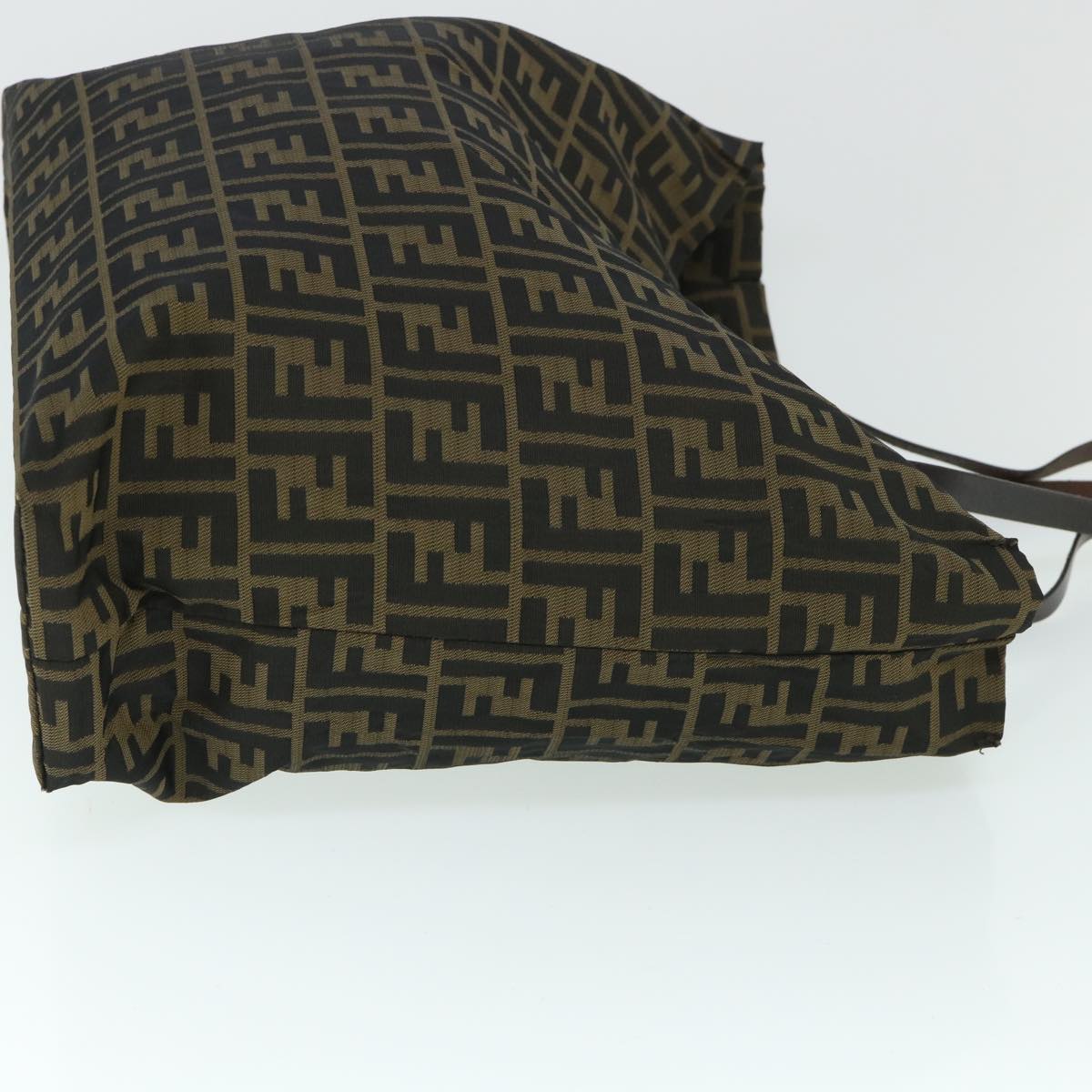 Luxury FendiZucca Canvas Tote Bag Brown54796