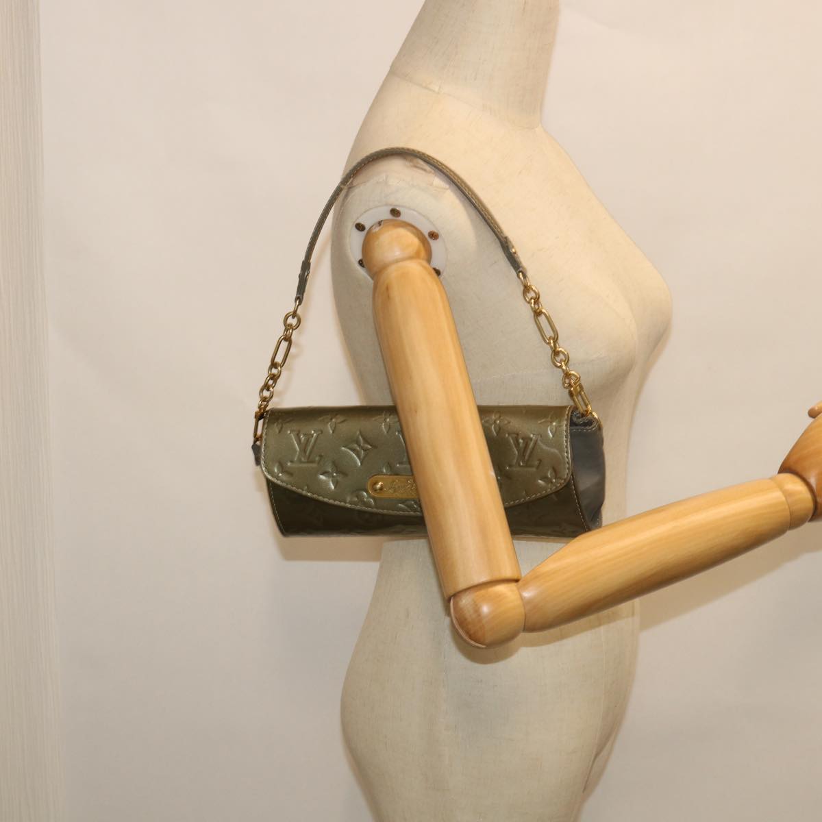 LOUIS VUITTON Monogram Vernis Sunset Bluebird Bag Griarde M91625 LV 54947