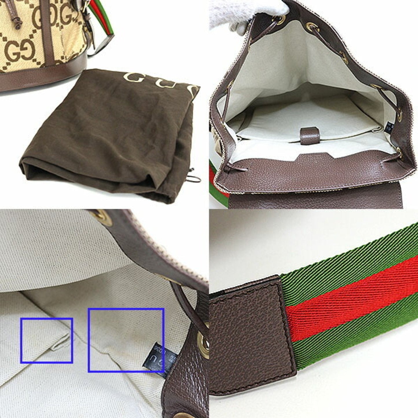 Gucci Gg Canvas Gg Canvas Backpack