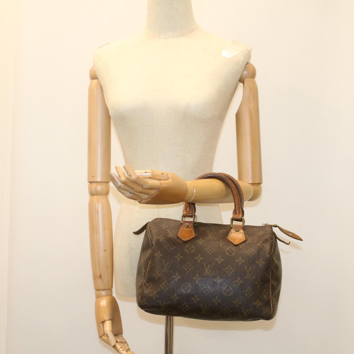 LOUIS VUITTON Monogram Speedy 25 Hand Bag M41528 LV 55034