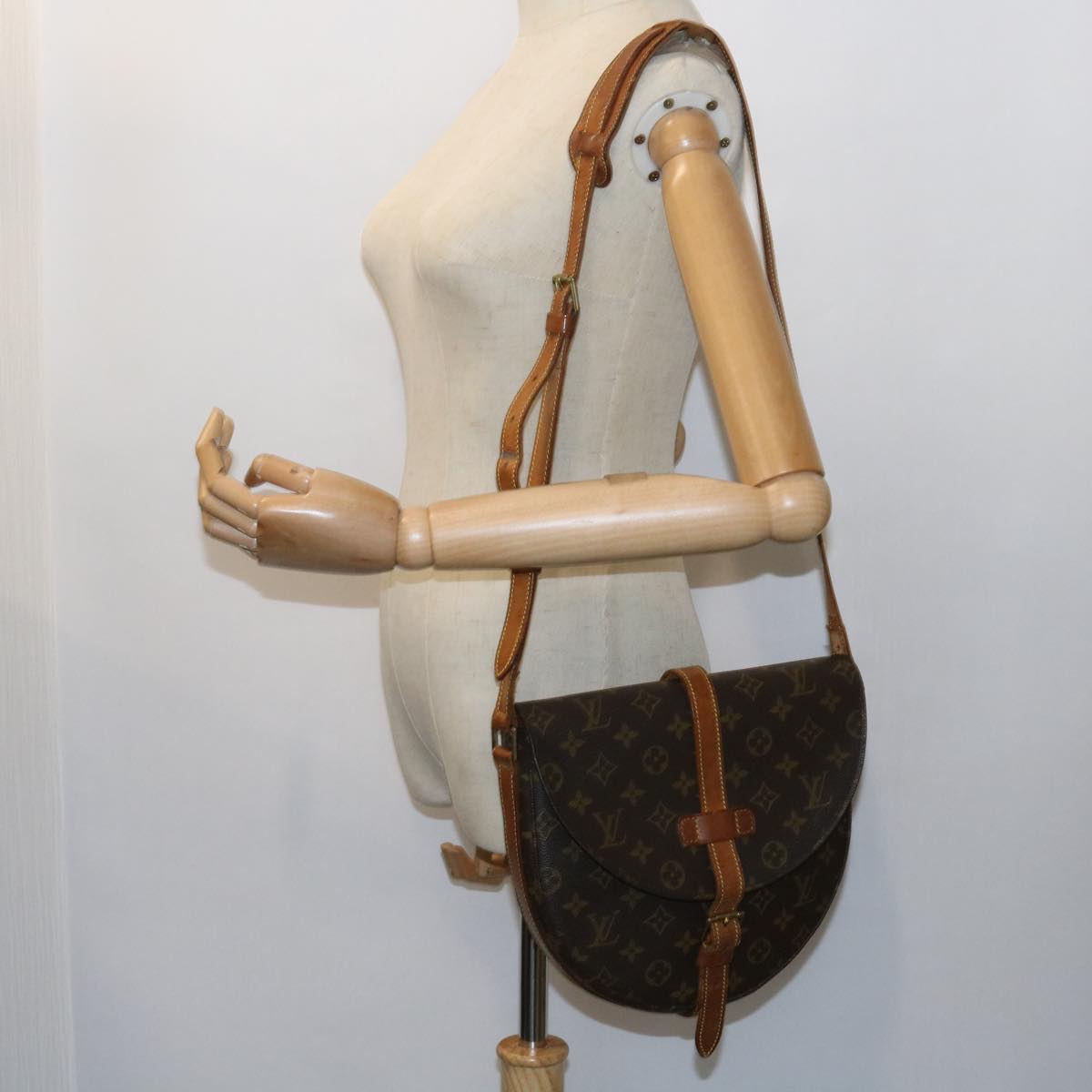 LOUIS VUITTON Monogram Chantilly GM Shoulder Bag M51232 LV 55171