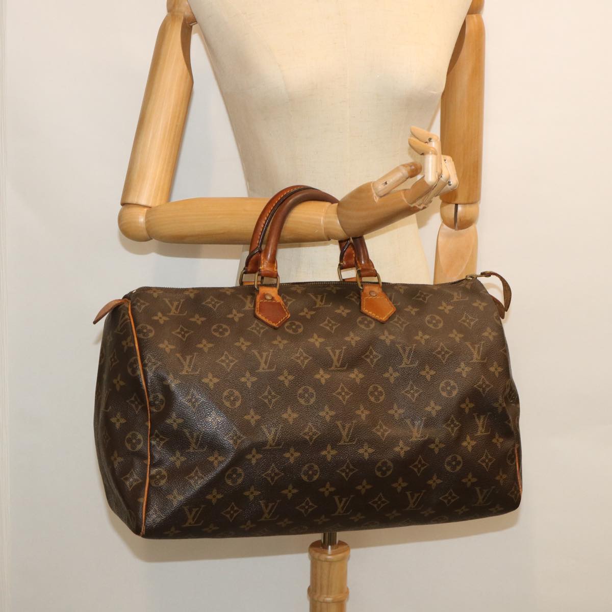 LOUIS VUITTON Monogram Speedy 40 Hand Bag M41522 LV 55245