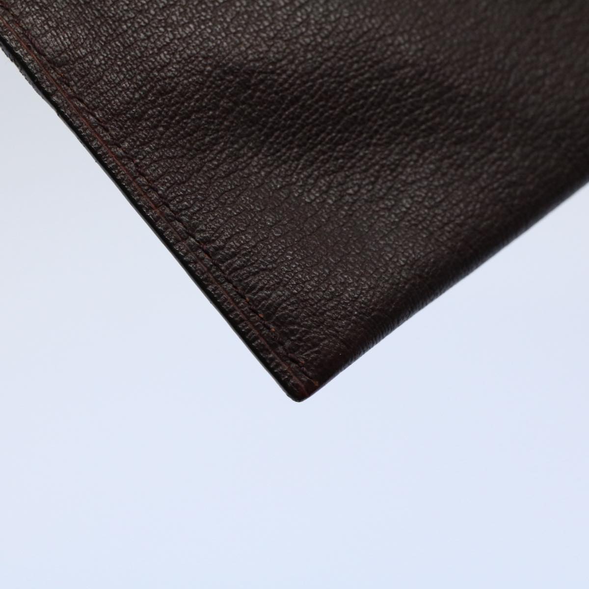 LOUIS VUITTON Taiga Leather Pen Case Acajou LV 55265