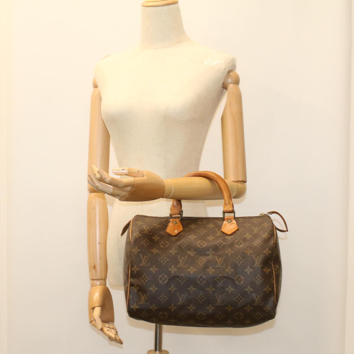 LOUIS VUITTON Monogram Speedy 30 Hand Bag M41526 LV 55339