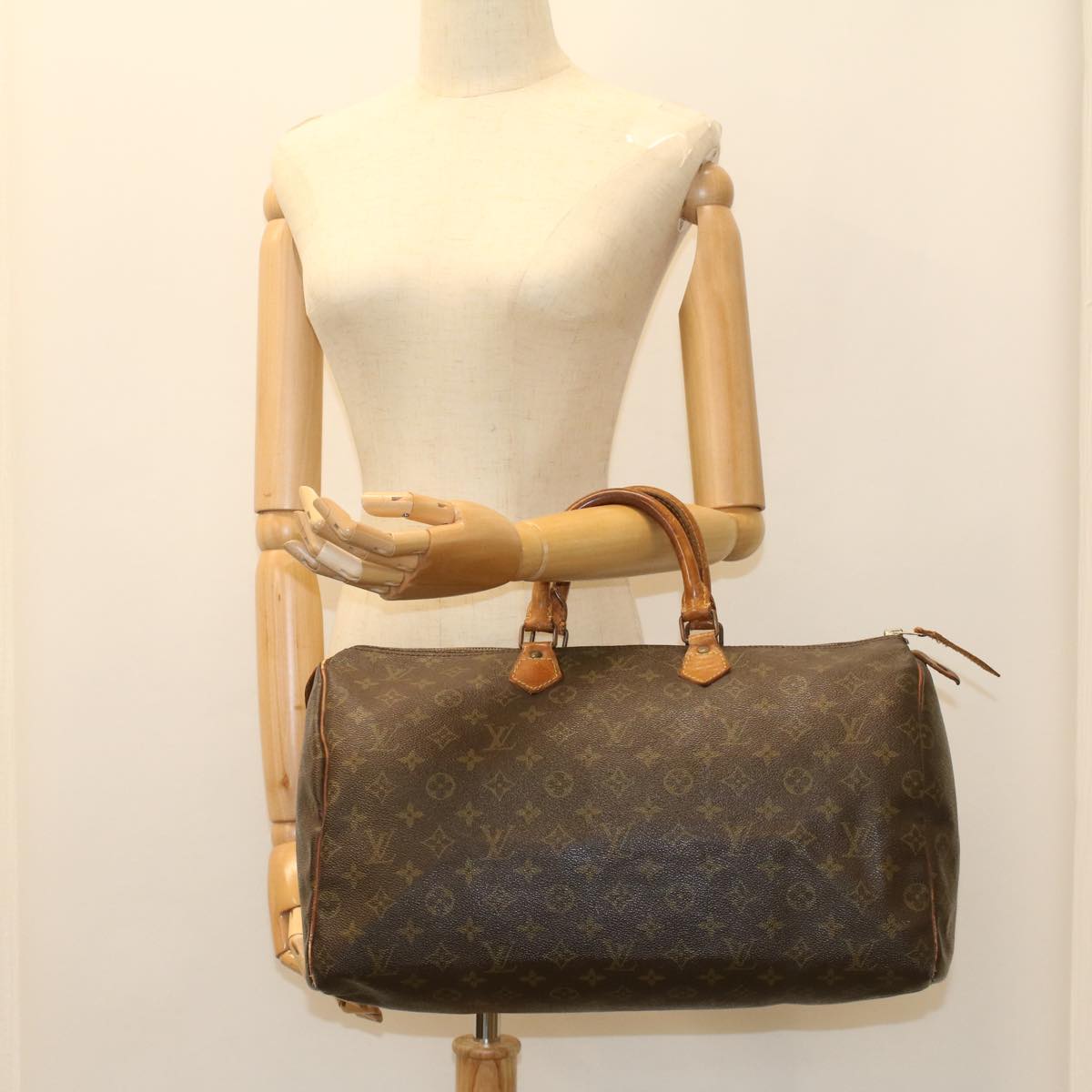 LOUIS VUITTON Monogram Speedy 40 Hand Bag M41522 LV 55340