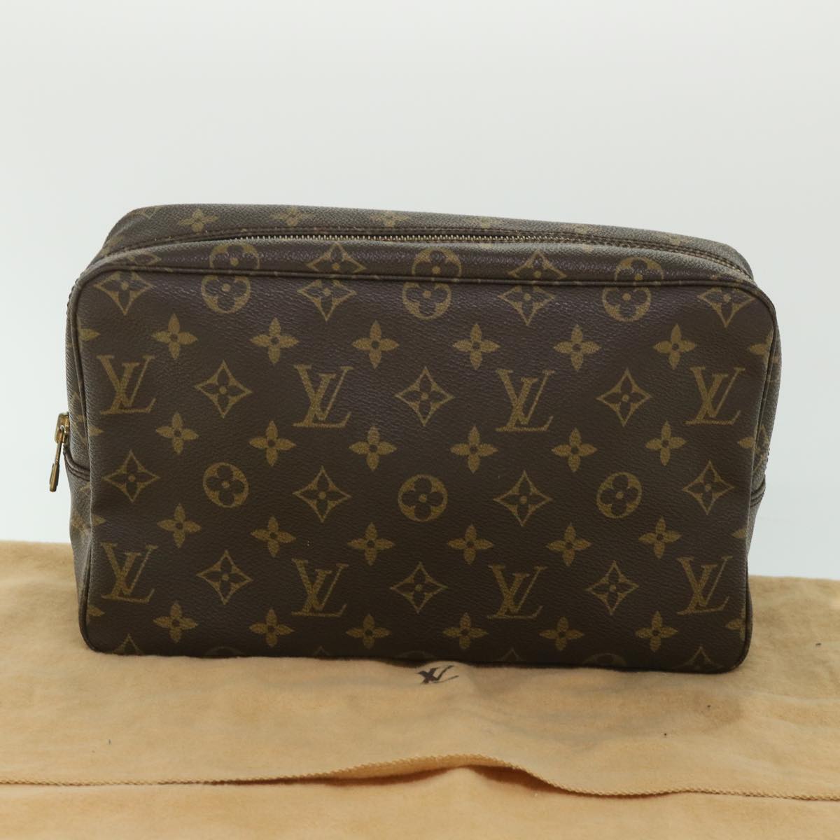 LOUIS VUITTON Monogram Trousse Toilette 28 Clutch Bag M47522 LV 55793