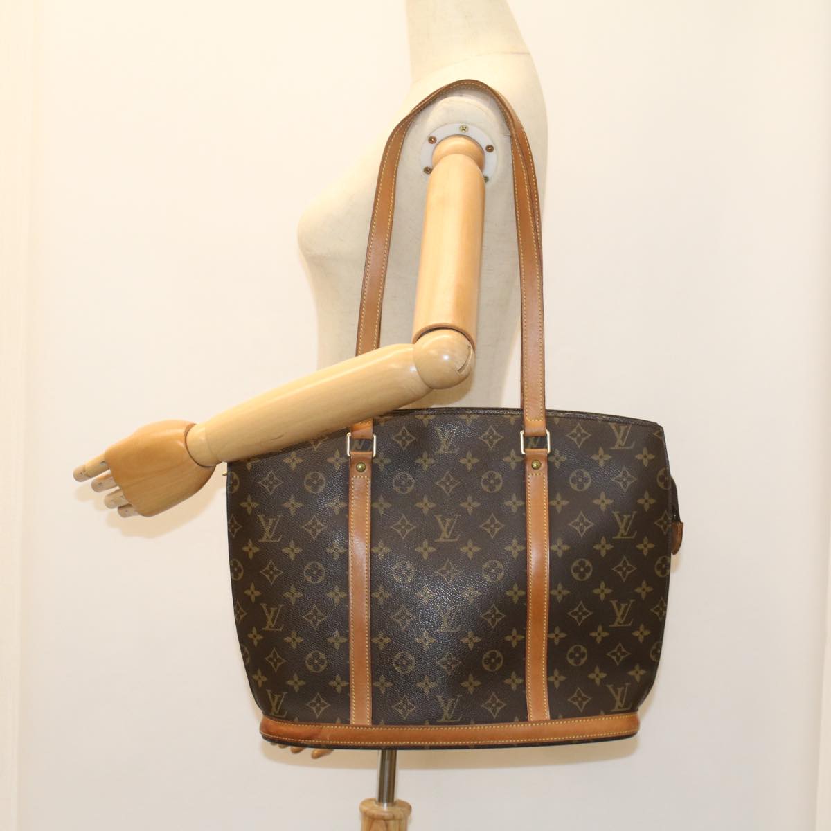 LOUIS VUITTON Monogram Babylone Tote Bag M51102 LV 55959
