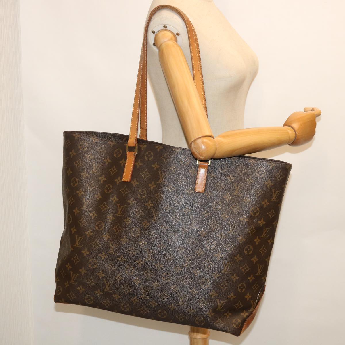 LOUIS VUITTON Monogram Cabas Alto Tote Bag M51152 LV 56029