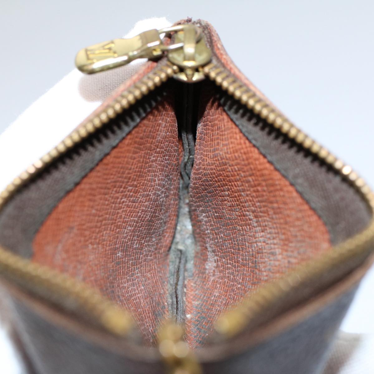 LOUIS VUITTON Monogram Pochette Cles Coin Purse M62650 LV 56123