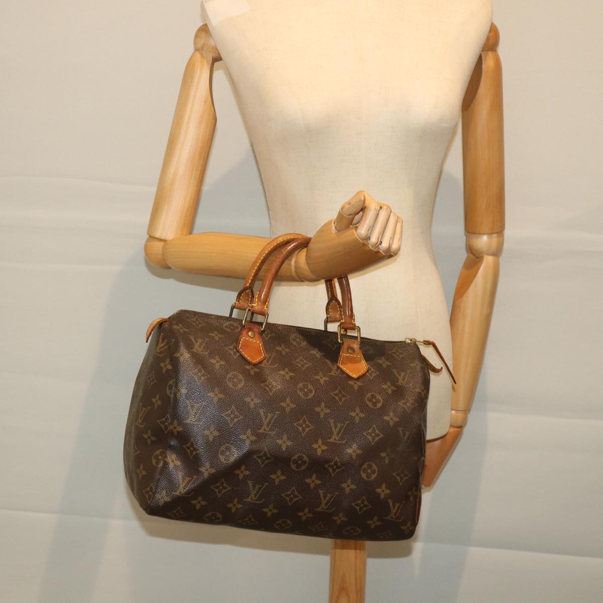 LOUIS VUITTON Monogram Speedy 30 Hand Bag M41526 LV 56508