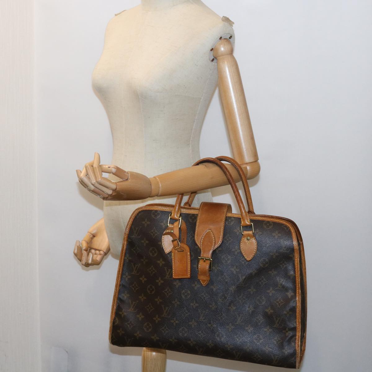 LOUIS VUITTON Monogram Rivoli Hand Bag M53380 LV 56524