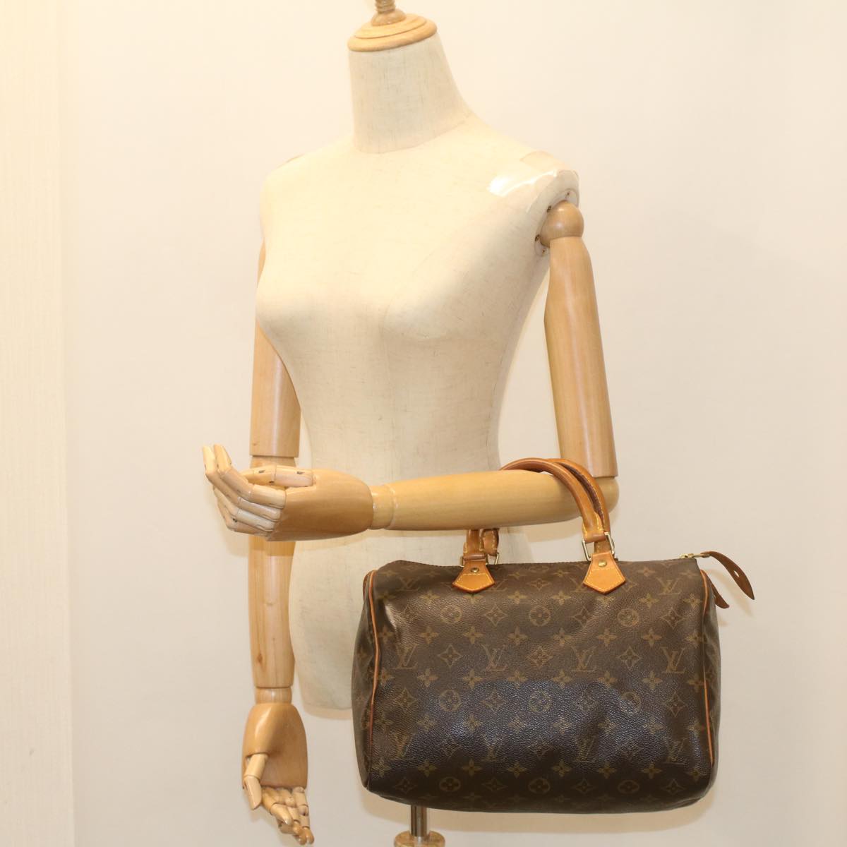 LOUIS VUITTON Monogram Speedy 30 Hand Bag M41526 LV 56652