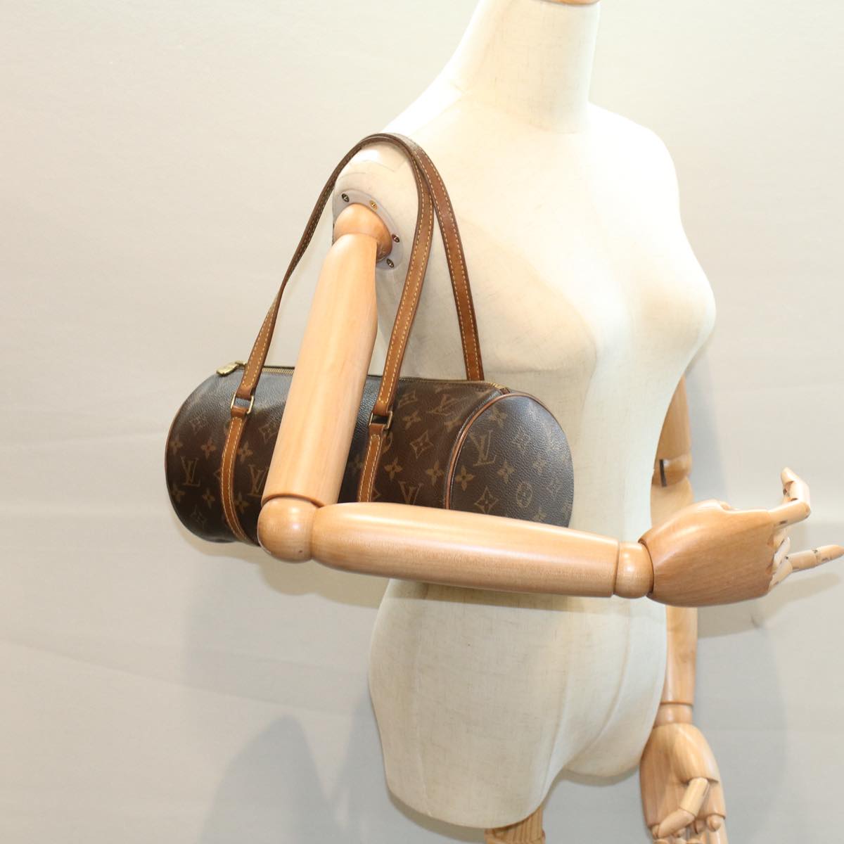 LOUIS VUITTON Monogram Papillon 30 Hand Bag M51385 LV 56783