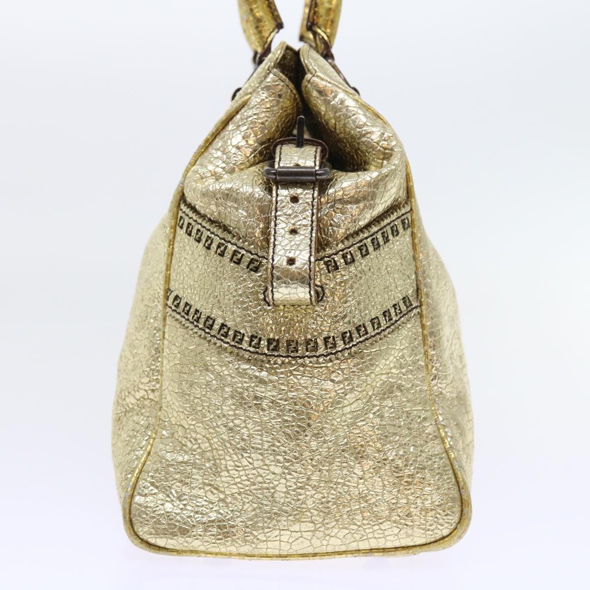 Luxury FendiTote Bag Leather Gold57038