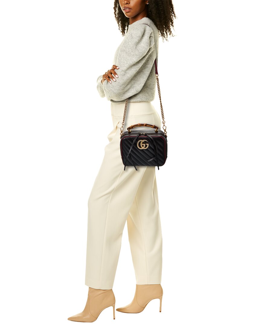 Gucci GG Marmont Small Leather Shoulder Bag