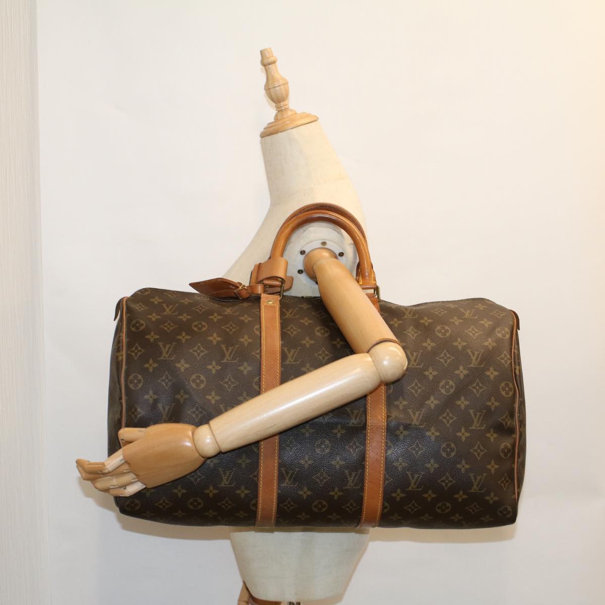 LOUIS VUITTON Monogram Keepall 50 Boston Bag M41426 LV 57704