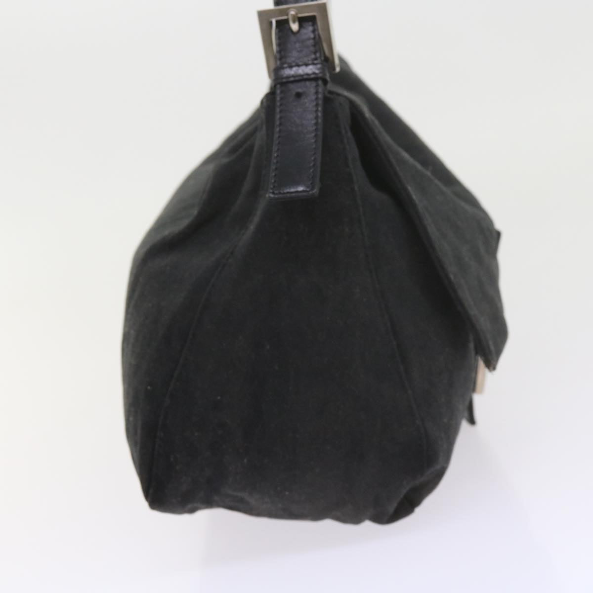 Luxury FendiMamma Baguette Shoulder Bag Nylon Black57792