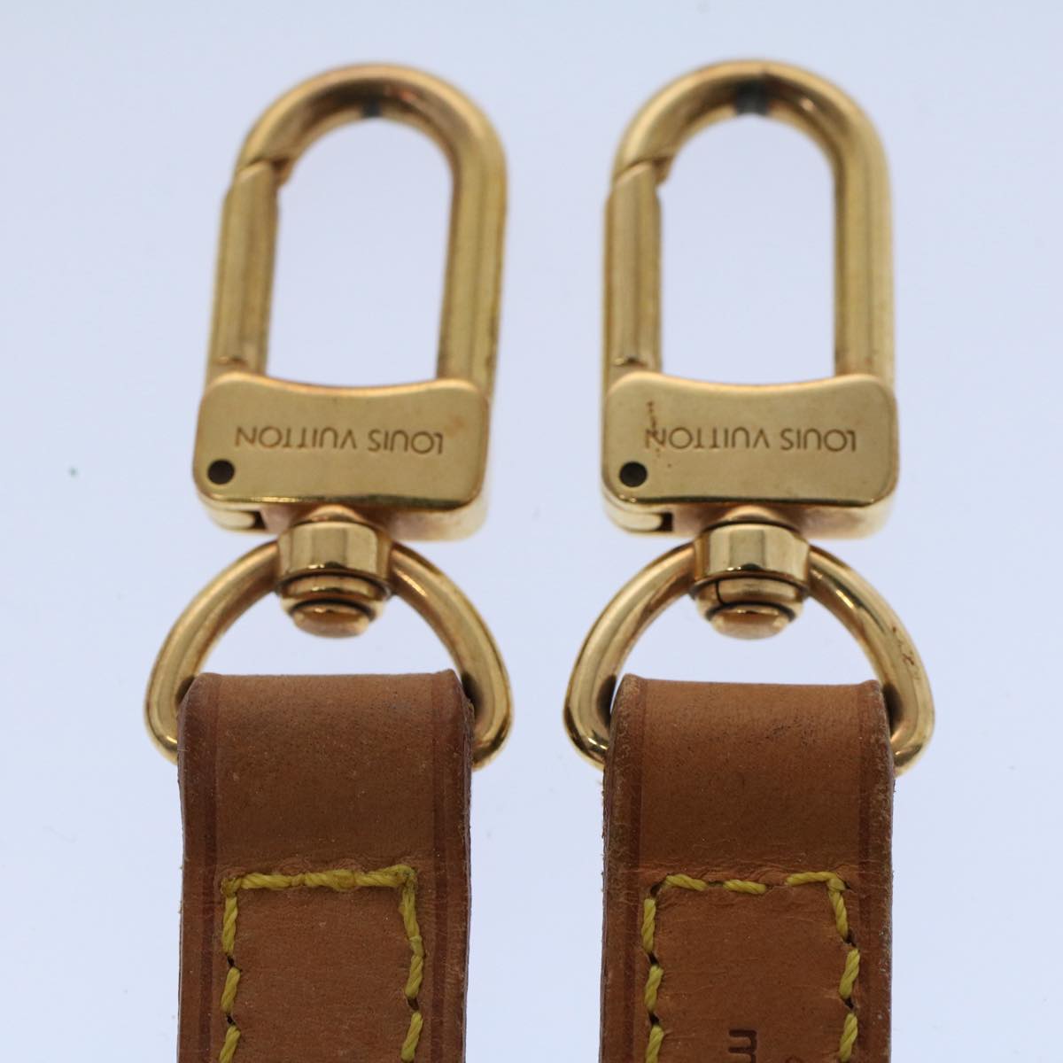 LOUIS VUITTON Shoulder Strap Leather 35.8"" Beige LV 57806