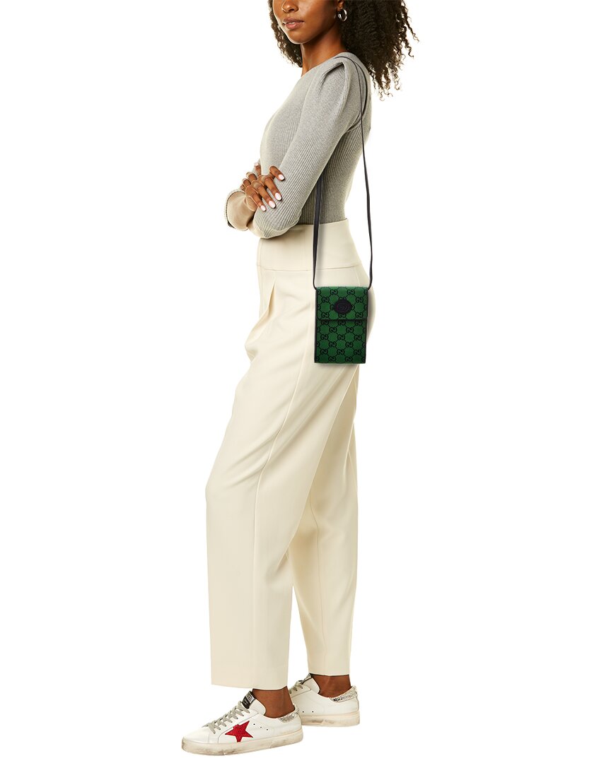 Luxury Gucci Trending 2025 GG Canvas & Leather Mini Bag
