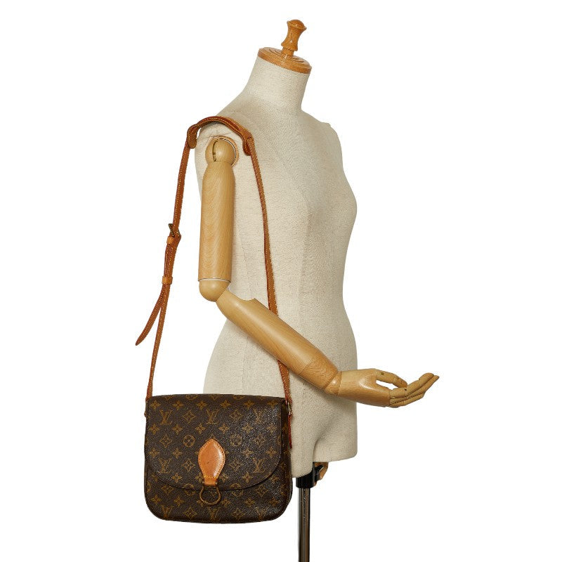 Louis Vuitton Monogram Sankru GM Shoulder Bag M51242 Brown PVC Leather Louis Vuitton