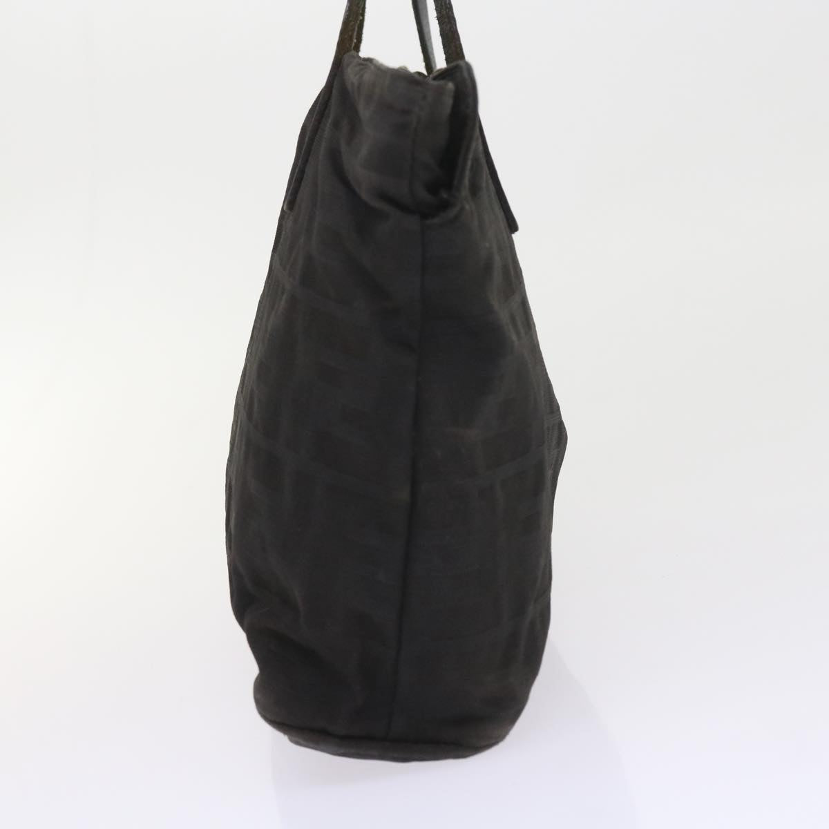 Luxury FendiZucca Canvas Hand Bag Black58526