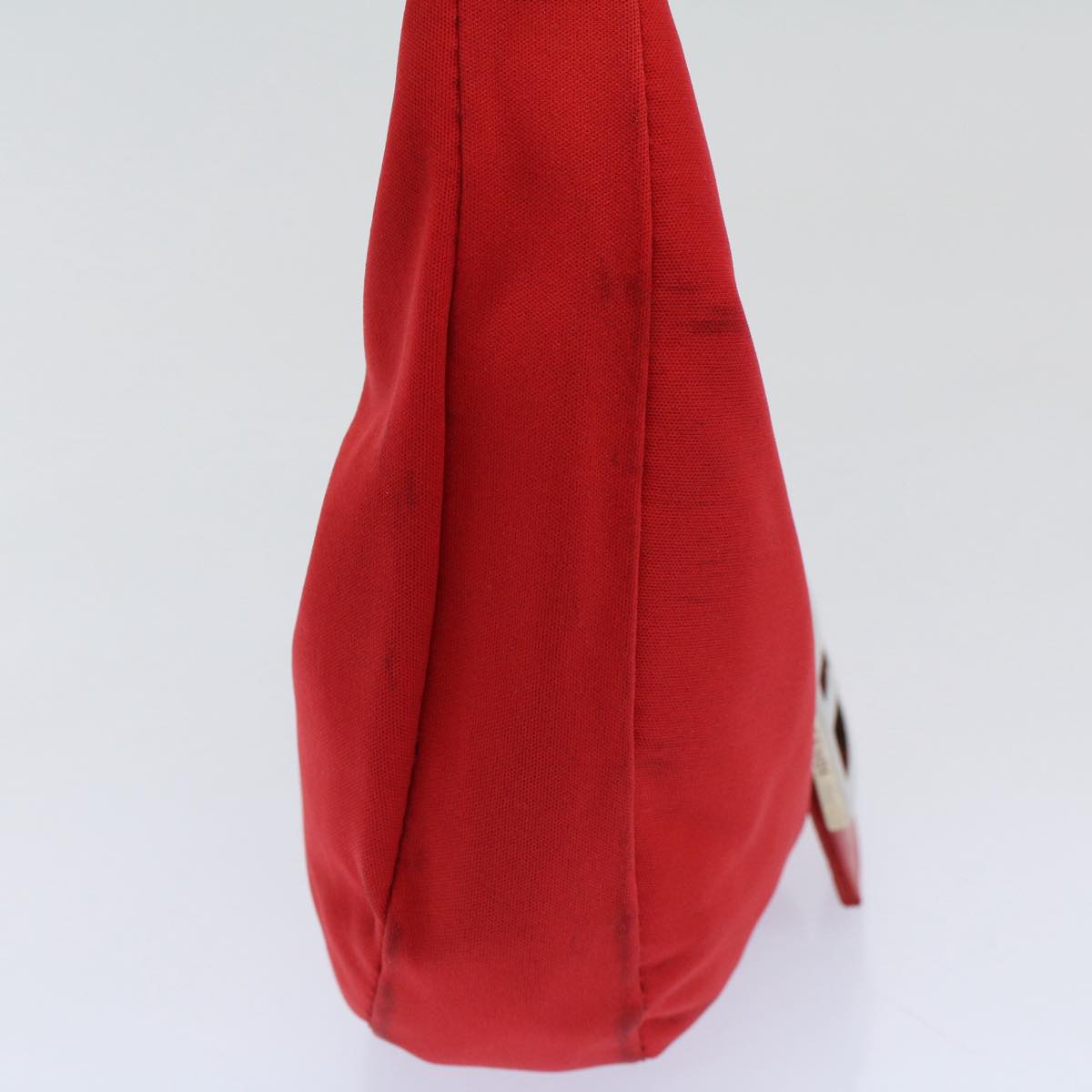 Luxury FendiMamma Baguette Shoulder Bag Nylon Red58610