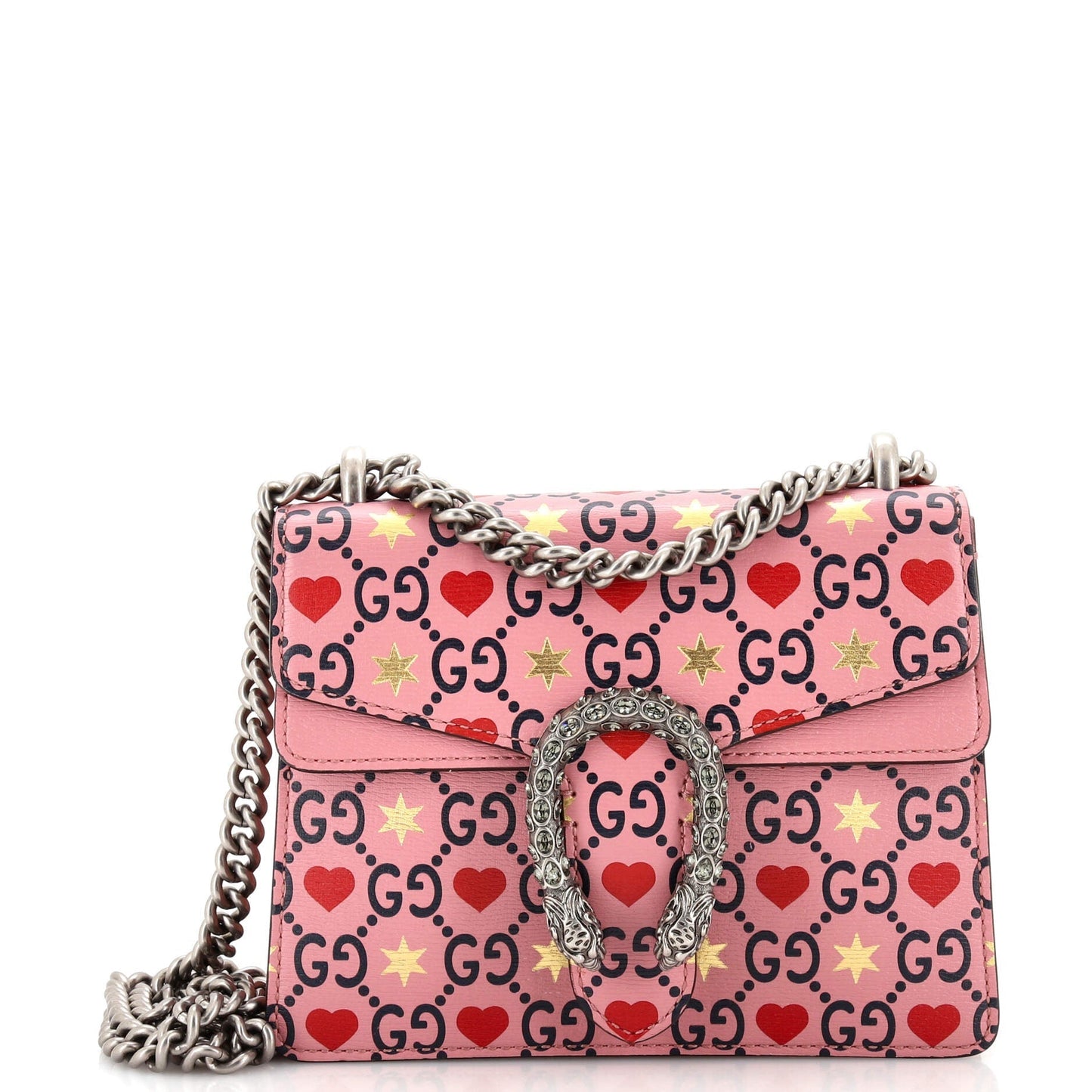 Luxury Gucci Trending 2025 Dionysus Bag Limited Edition Valentines GG Printed Leather Mini